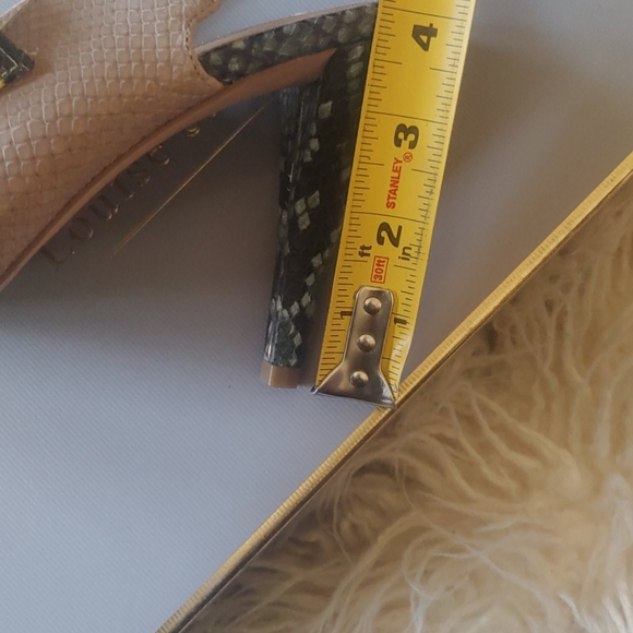 Multi Color Snake Print Heels - Picture 5 of 5